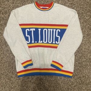 Series Six St Louis Crewneck “Blues” Color Way!!! SZ XL